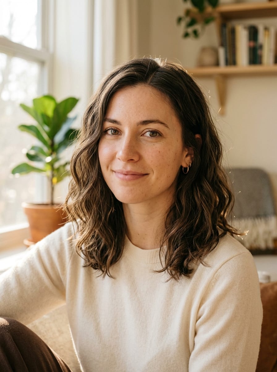 Welliger Long Bob - Frisur für wellige Haare